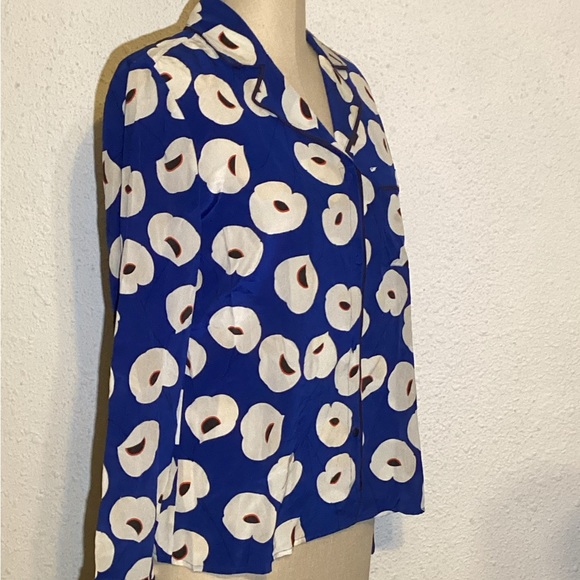 Olivia Palermo Chelsea28 silk  blouse size small - Picture 8 of 12